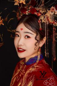 中式新娘化妆作品